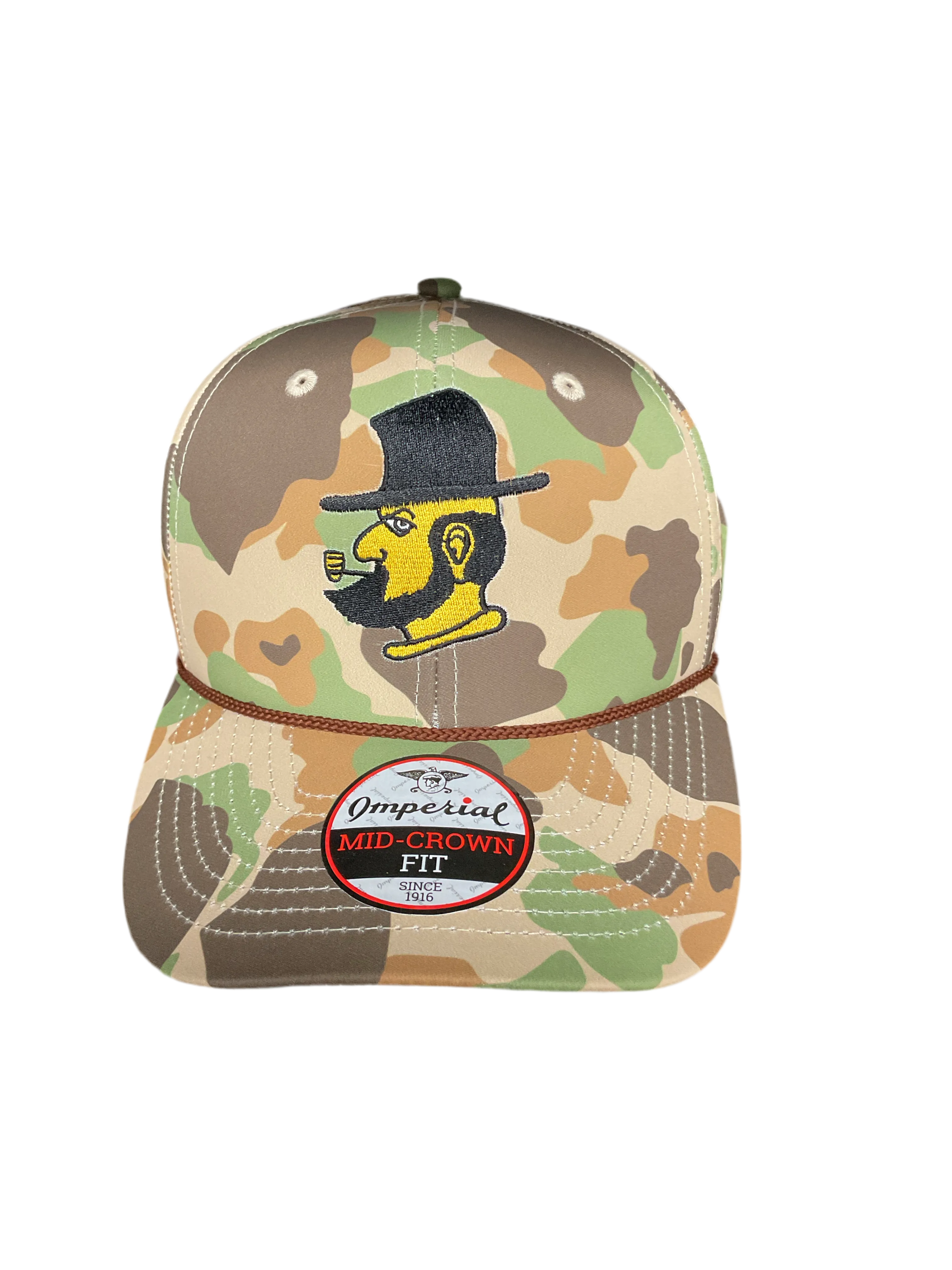 Camo - Yosef Imperial Mid-Crown Fit Yosef Embroidered