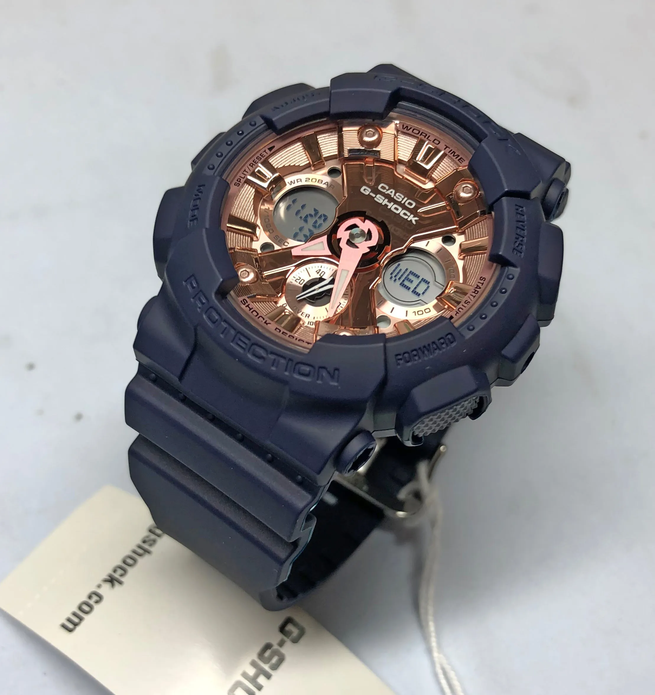 Casio G-Shock  GMAS120MF-2A2 Purple Pink Metallic Womens Watch S Series