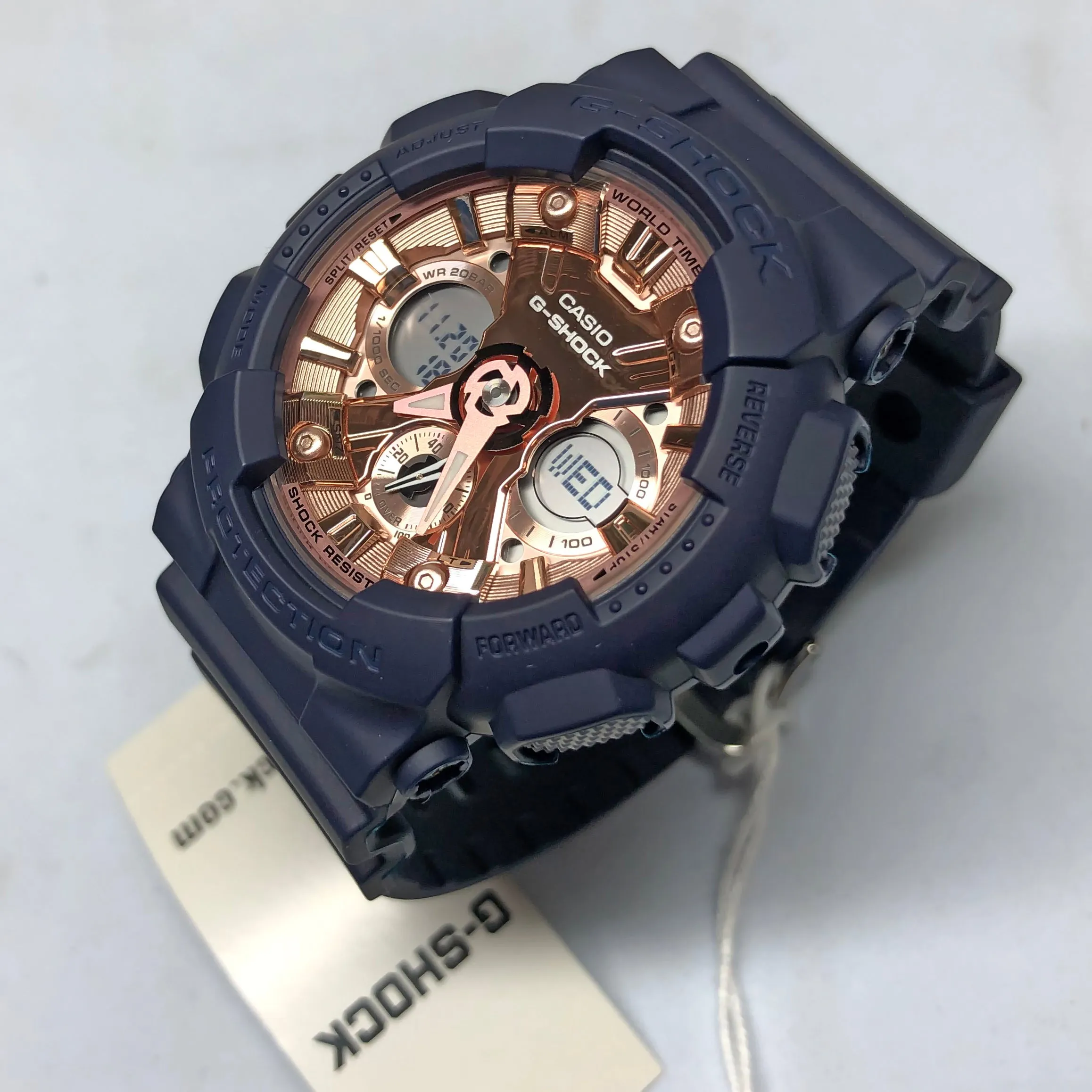 Casio G-Shock  GMAS120MF-2A2 Purple Pink Metallic Womens Watch S Series