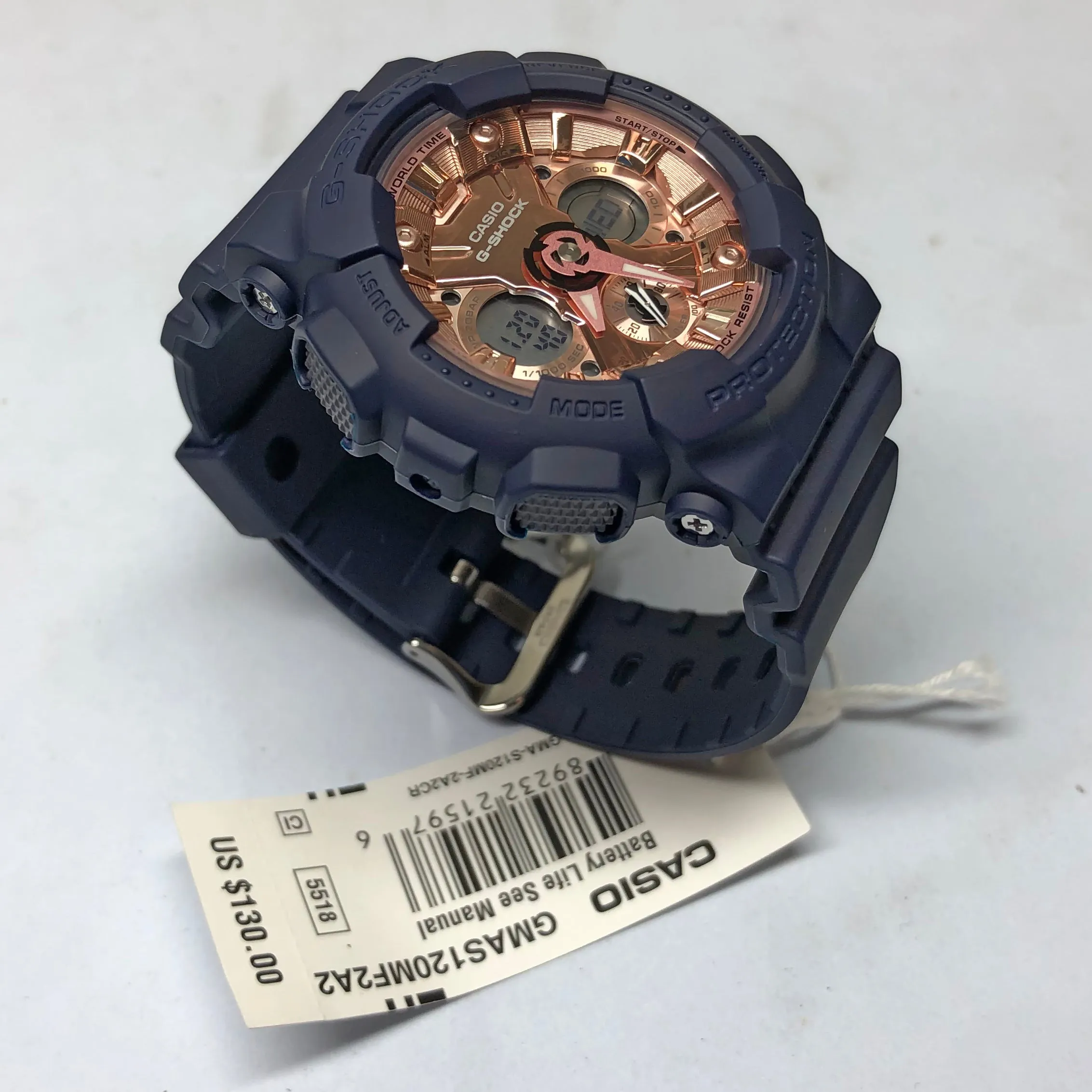 Casio G-Shock  GMAS120MF-2A2 Purple Pink Metallic Womens Watch S Series