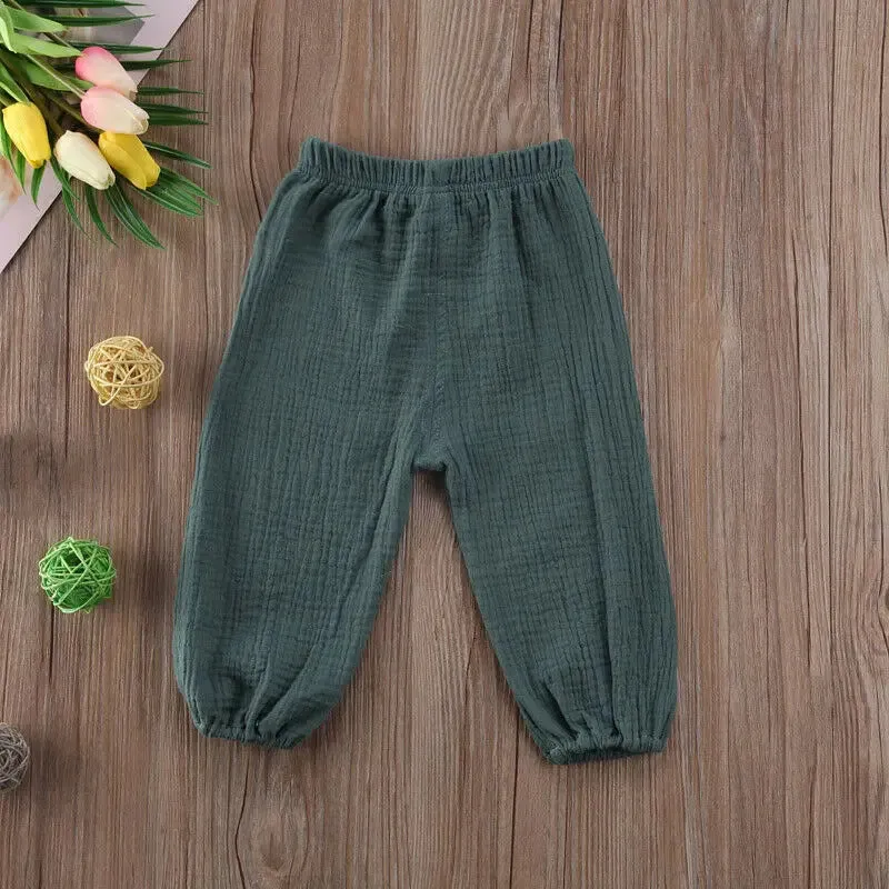 Casual Drawstring Trousers