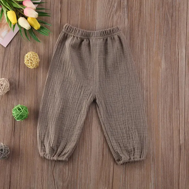 Casual Drawstring Trousers