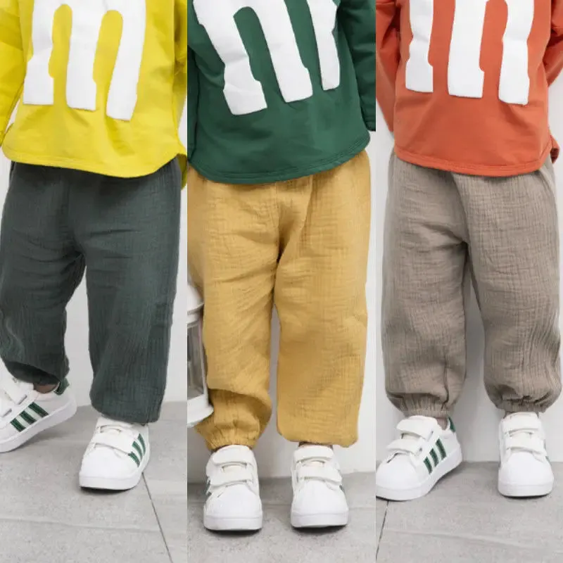 Casual Drawstring Trousers