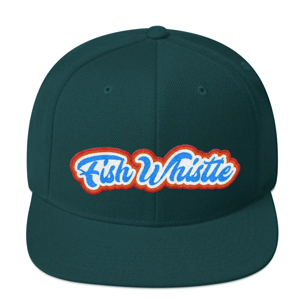 CATCH FISH & CHILL FISH WHISTLE FLAT BILL SNAP BACK