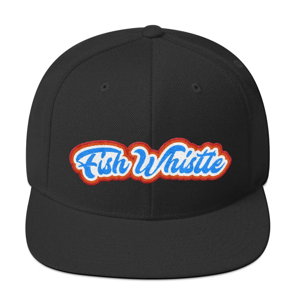 CATCH FISH & CHILL FISH WHISTLE FLAT BILL SNAP BACK