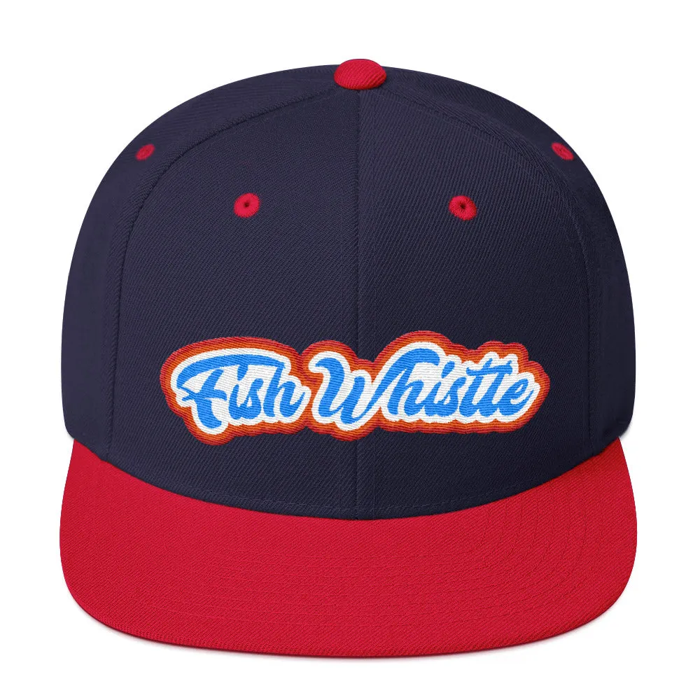 CATCH FISH & CHILL FISH WHISTLE FLAT BILL SNAP BACK