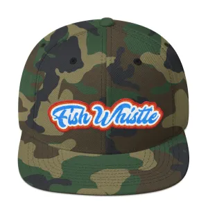 CATCH FISH & CHILL FISH WHISTLE FLAT BILL SNAP BACK