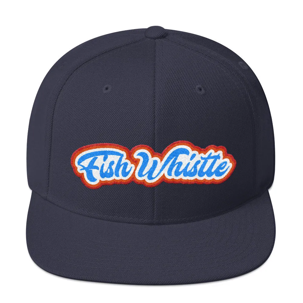 CATCH FISH & CHILL FISH WHISTLE FLAT BILL SNAP BACK