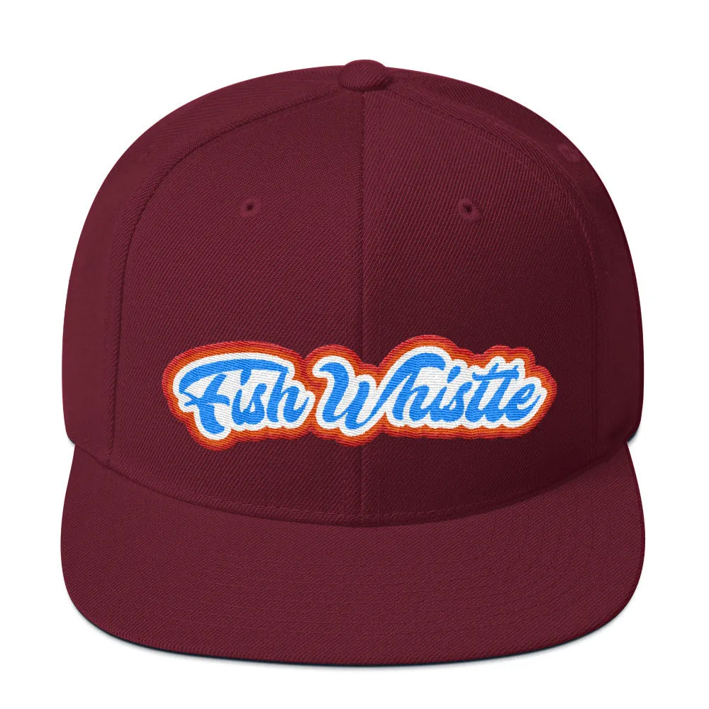 CATCH FISH & CHILL FISH WHISTLE FLAT BILL SNAP BACK