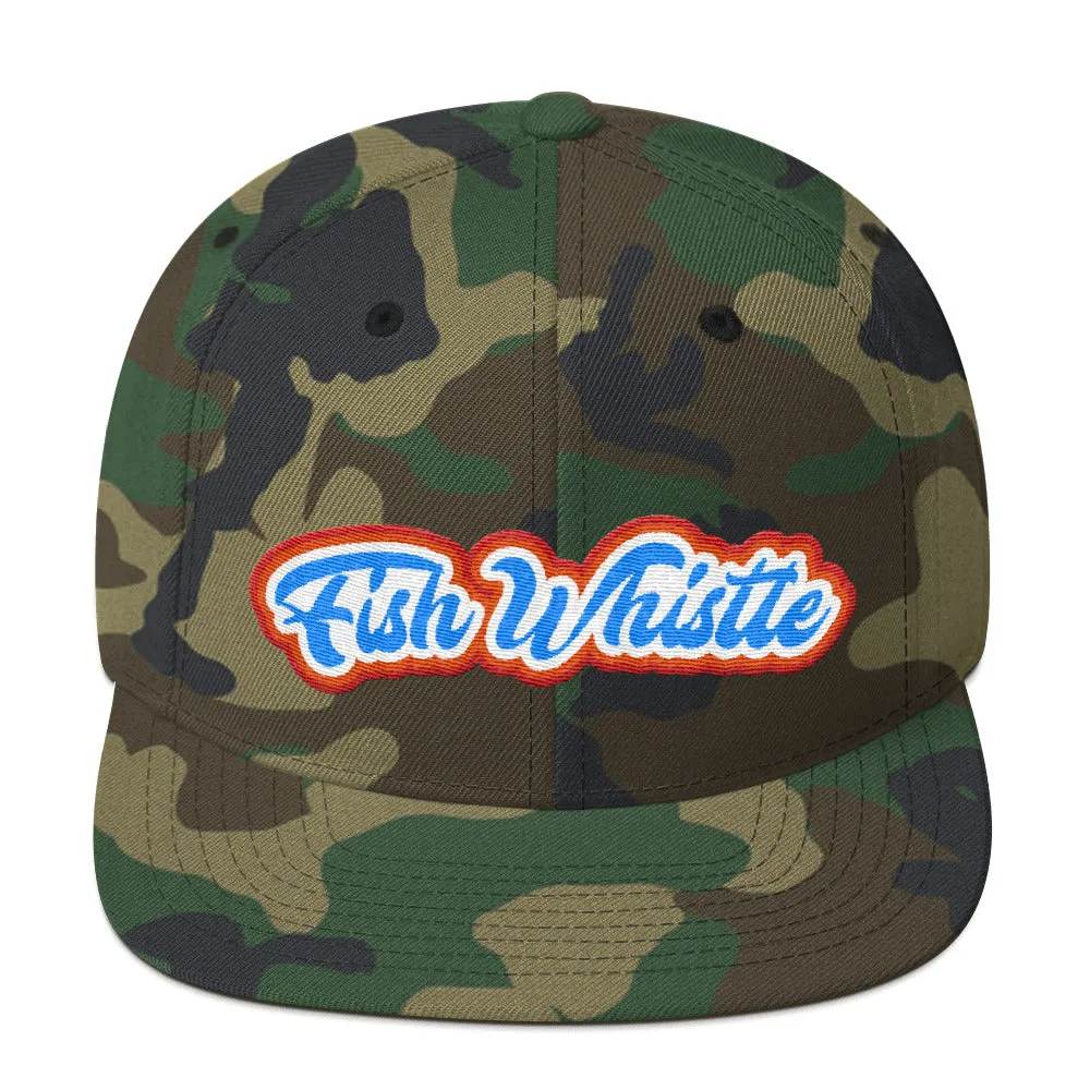 CATCH FISH & CHILL FISH WHISTLE FLAT BILL SNAP BACK