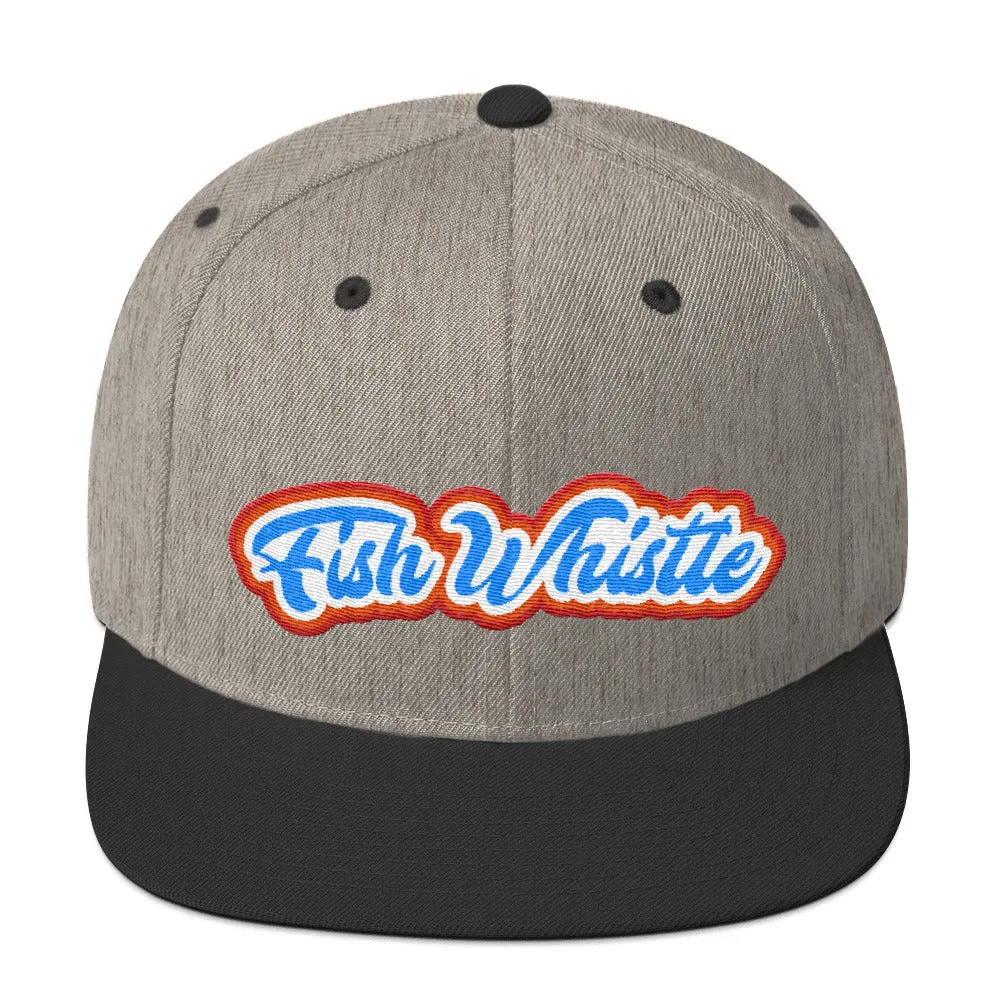 CATCH FISH & CHILL FISH WHISTLE FLAT BILL SNAP BACK