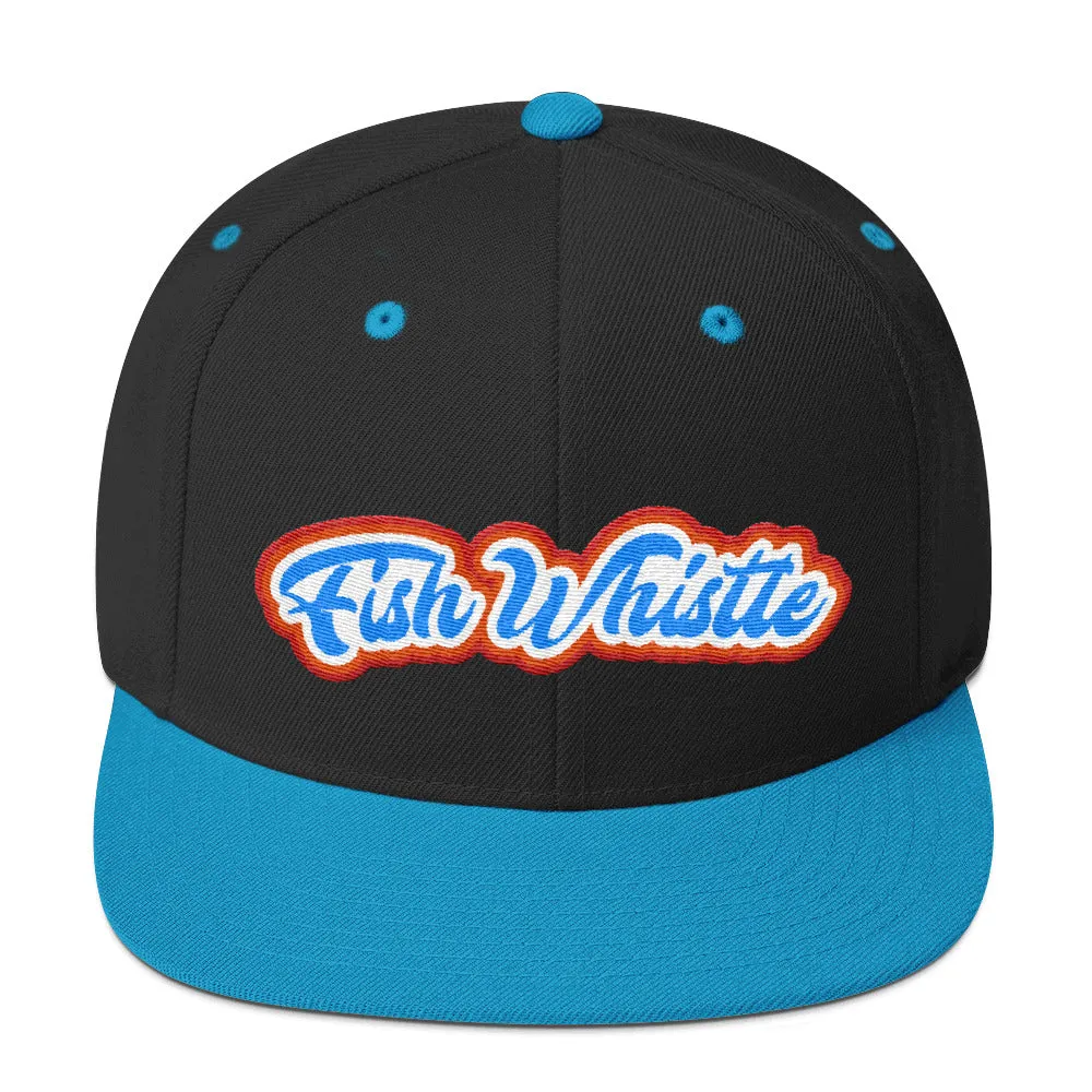 CATCH FISH & CHILL FISH WHISTLE FLAT BILL SNAP BACK