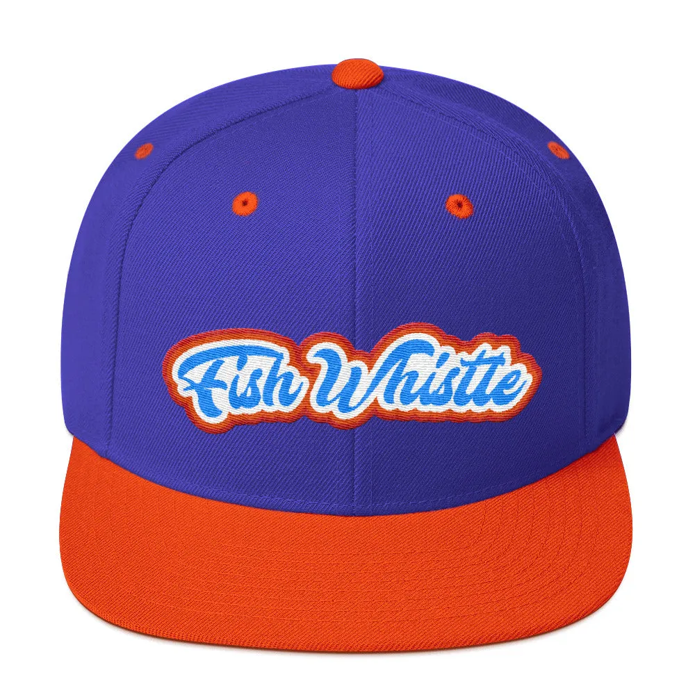 CATCH FISH & CHILL FISH WHISTLE FLAT BILL SNAP BACK