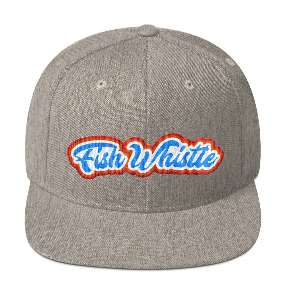 CATCH FISH & CHILL FISH WHISTLE FLAT BILL SNAP BACK