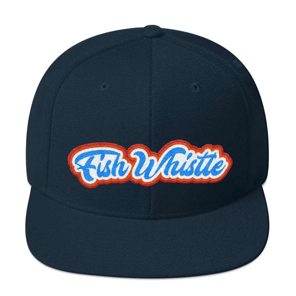 CATCH FISH & CHILL FISH WHISTLE FLAT BILL SNAP BACK