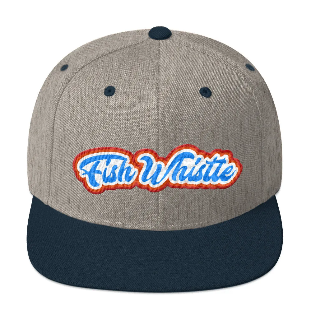 CATCH FISH & CHILL FISH WHISTLE FLAT BILL SNAP BACK
