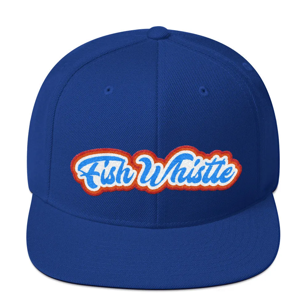 CATCH FISH & CHILL FISH WHISTLE FLAT BILL SNAP BACK