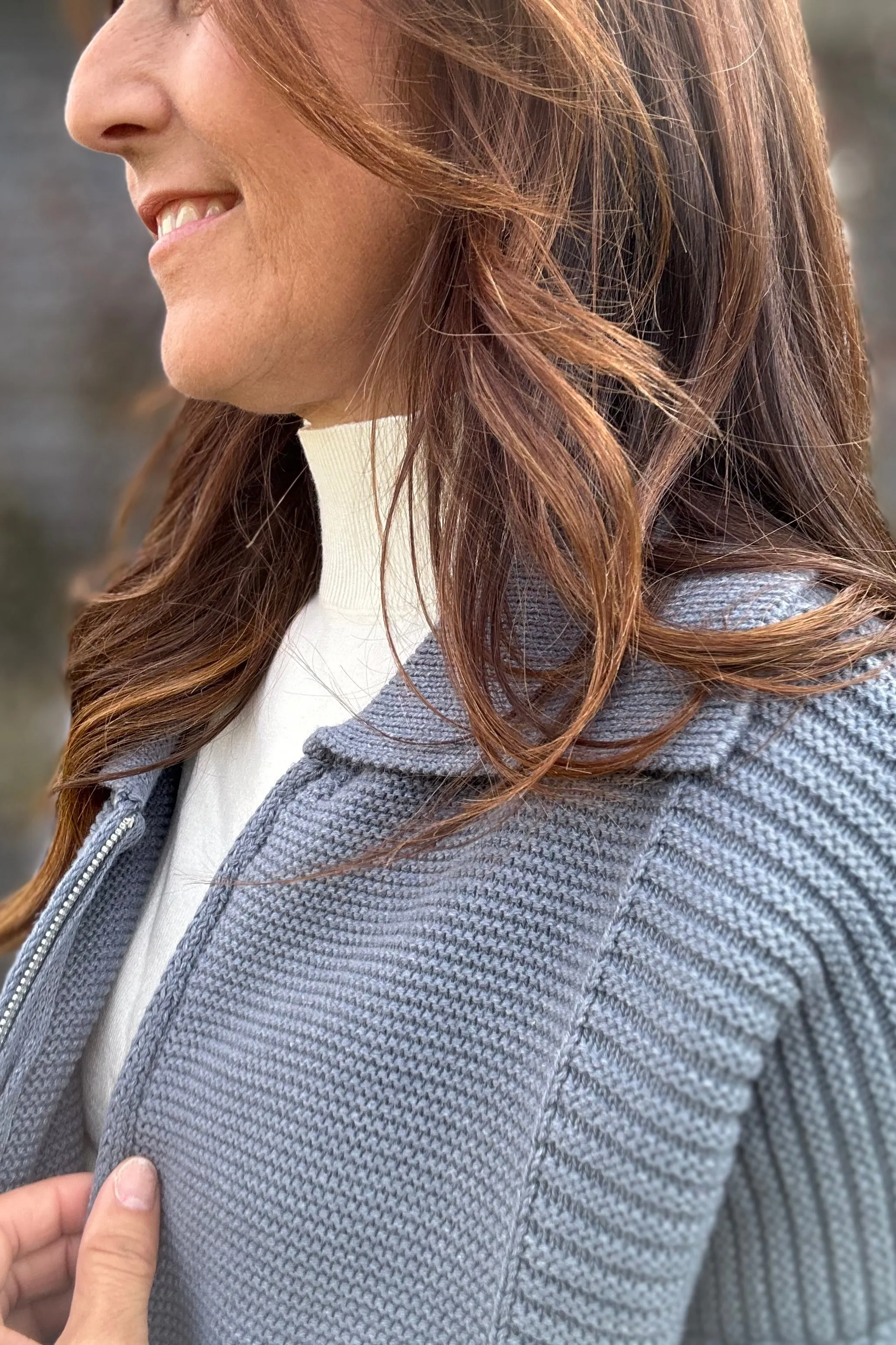 Catrina Zippered Cardigan