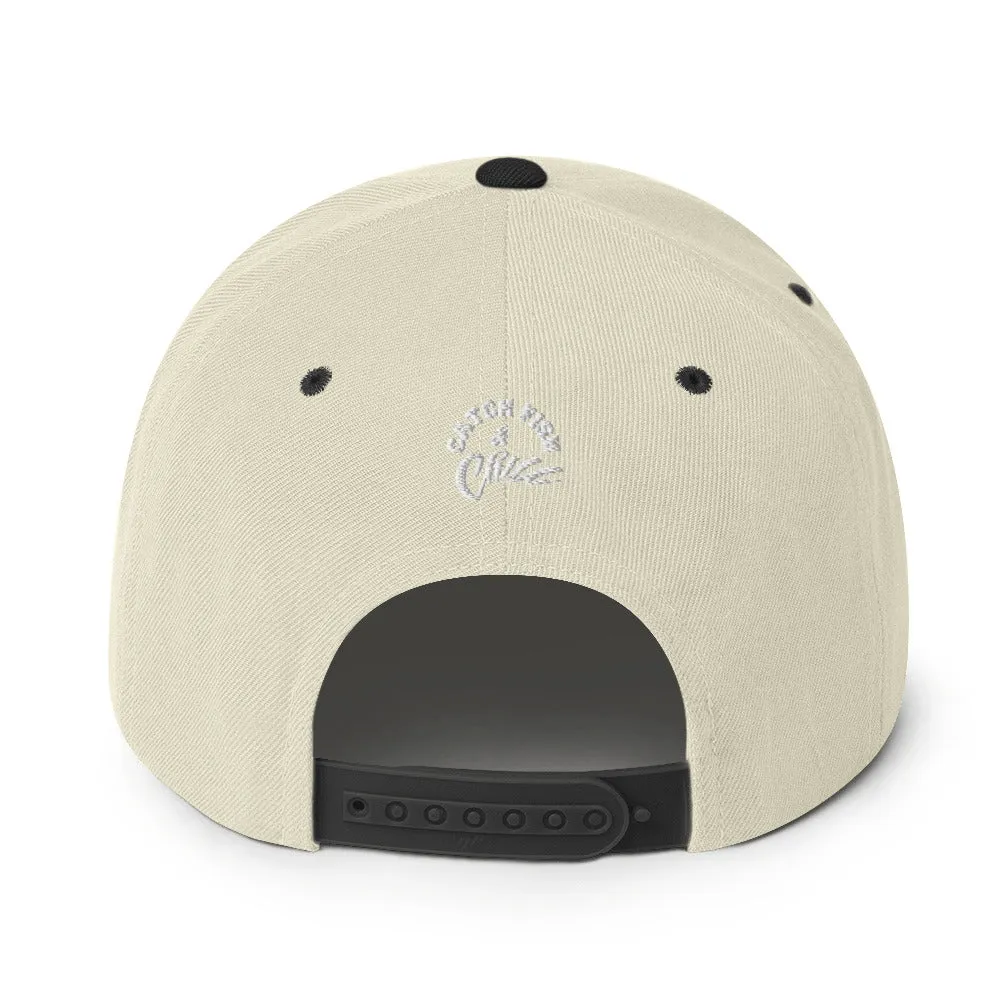CF&C TROPIC CAM FLATBILL WOOL SNAPBACK