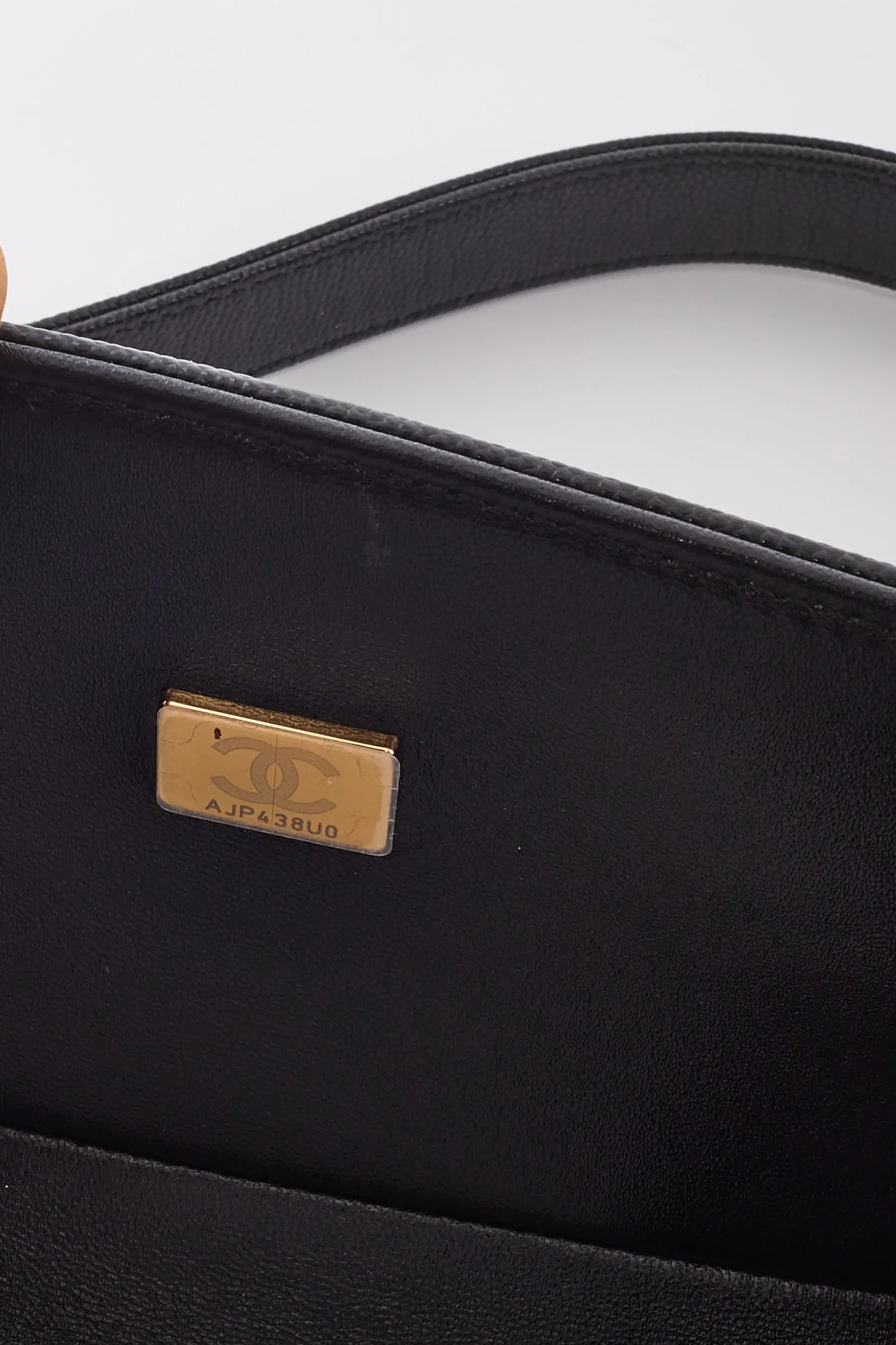 Chanel Black Caviar Leather Quilted Small Boy Bag GHW