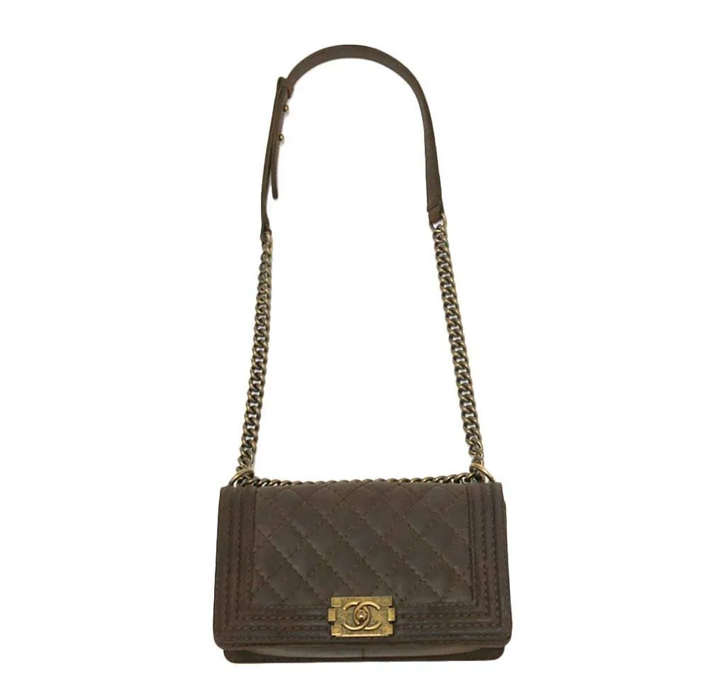 Chanel Boy Bag Flap Brown