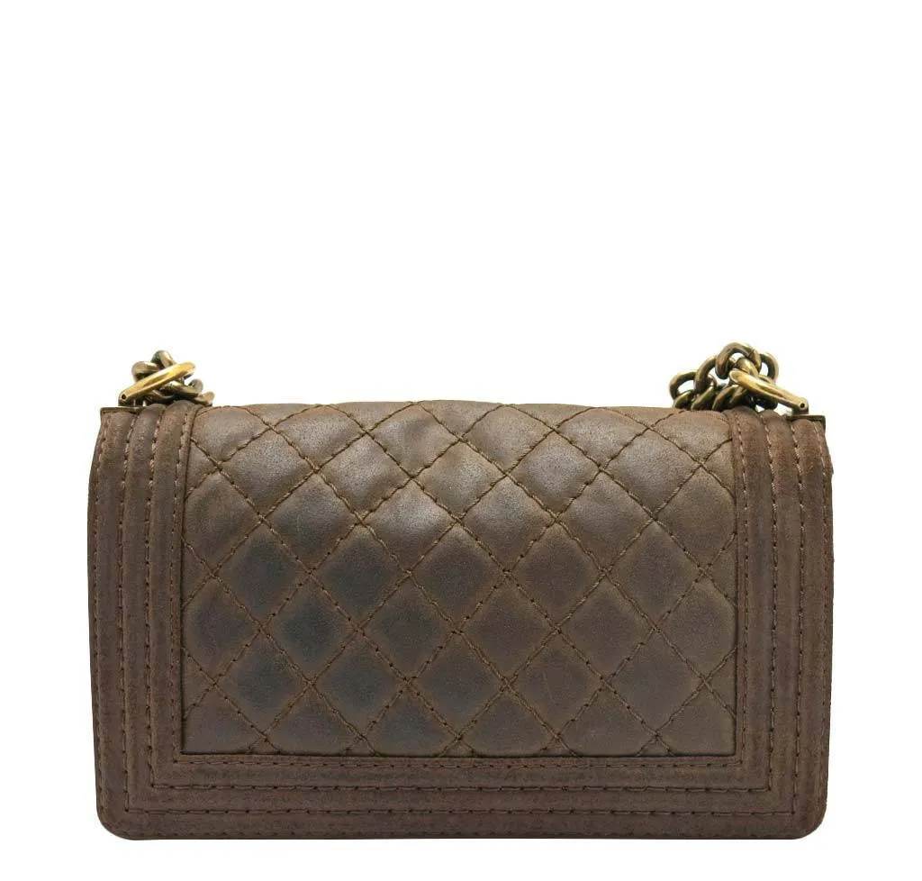 Chanel Boy Bag Flap Brown