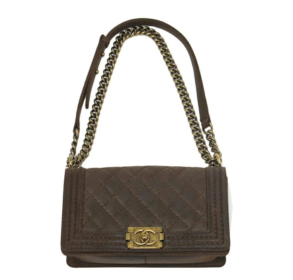 Chanel Boy Bag Flap Brown