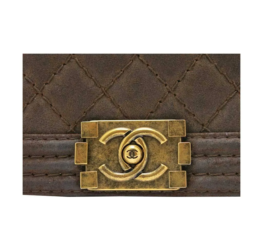 Chanel Boy Bag Flap Brown