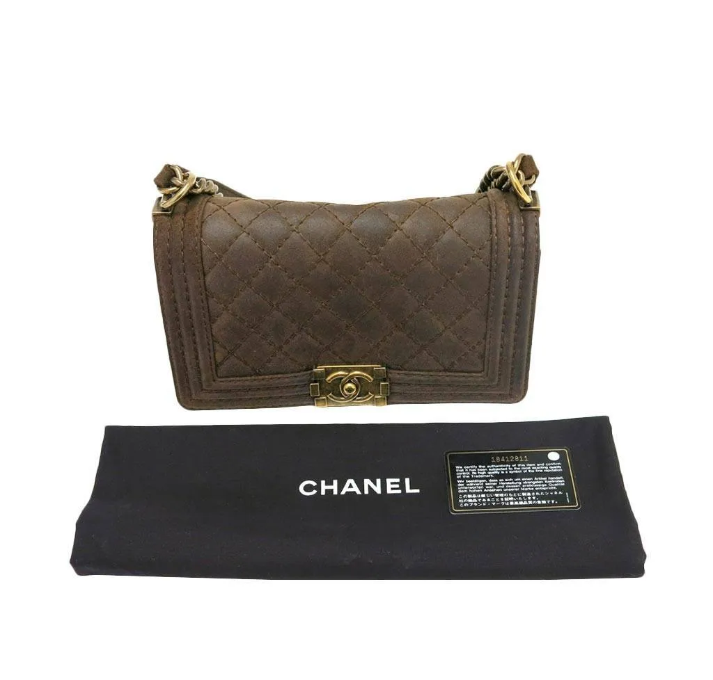 Chanel Boy Bag Flap Brown