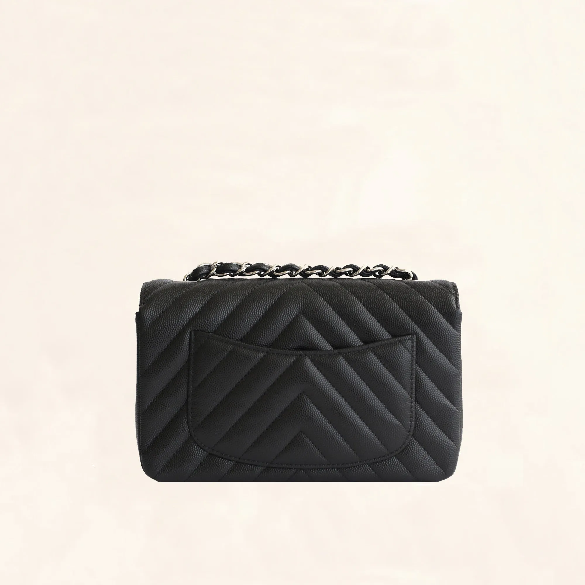 Chanel | Caviar Rectangular Flap Bag | Mini