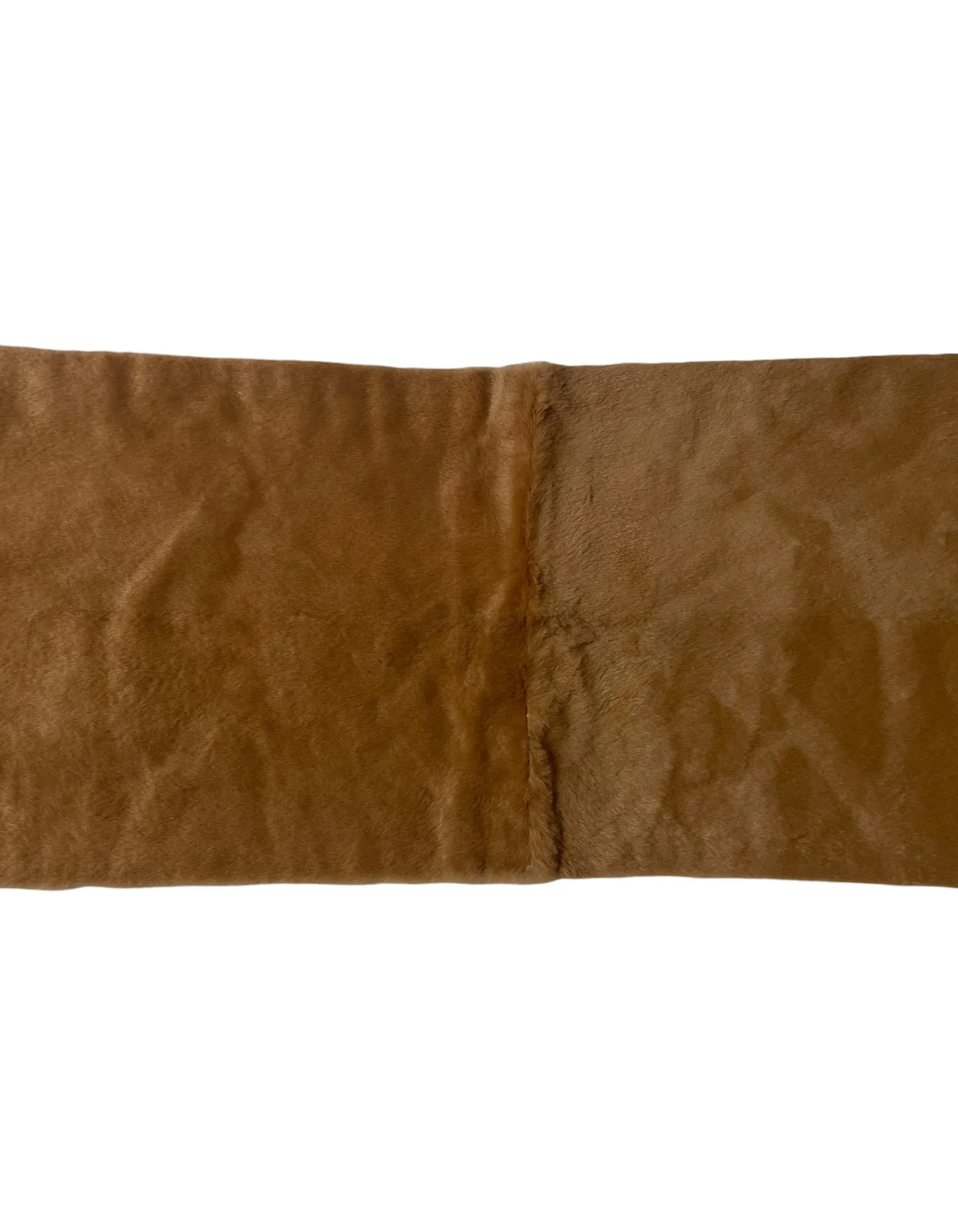Chanel Tan Rabbit Fur Stole Scarf w. Quilting