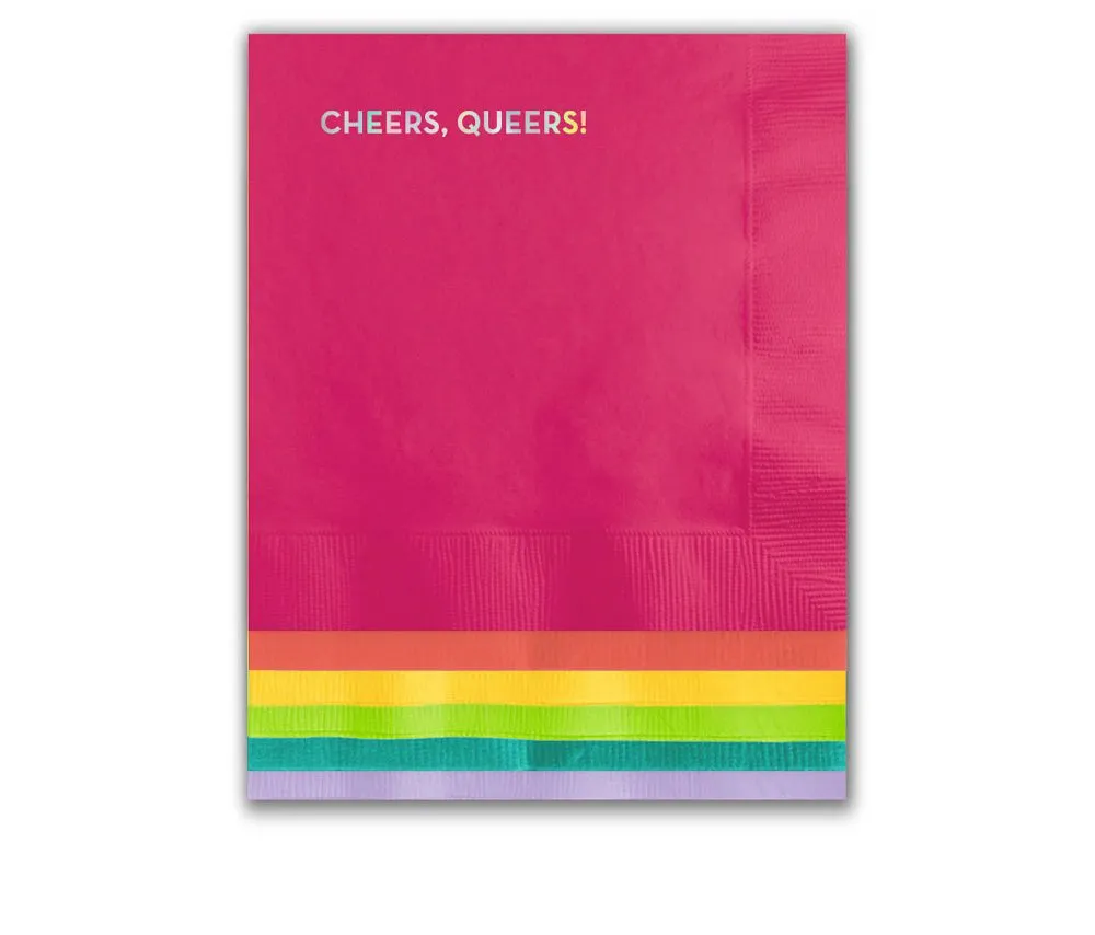 Cheers Queers Pride Napkins