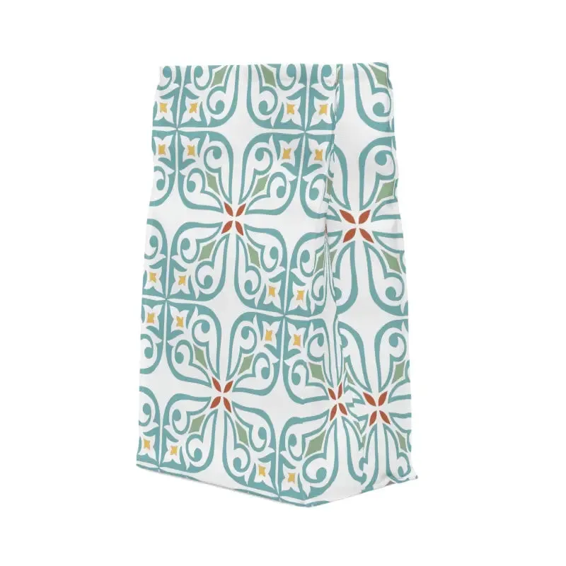 Chic Blocks Pattern Polyester Lunch Bag