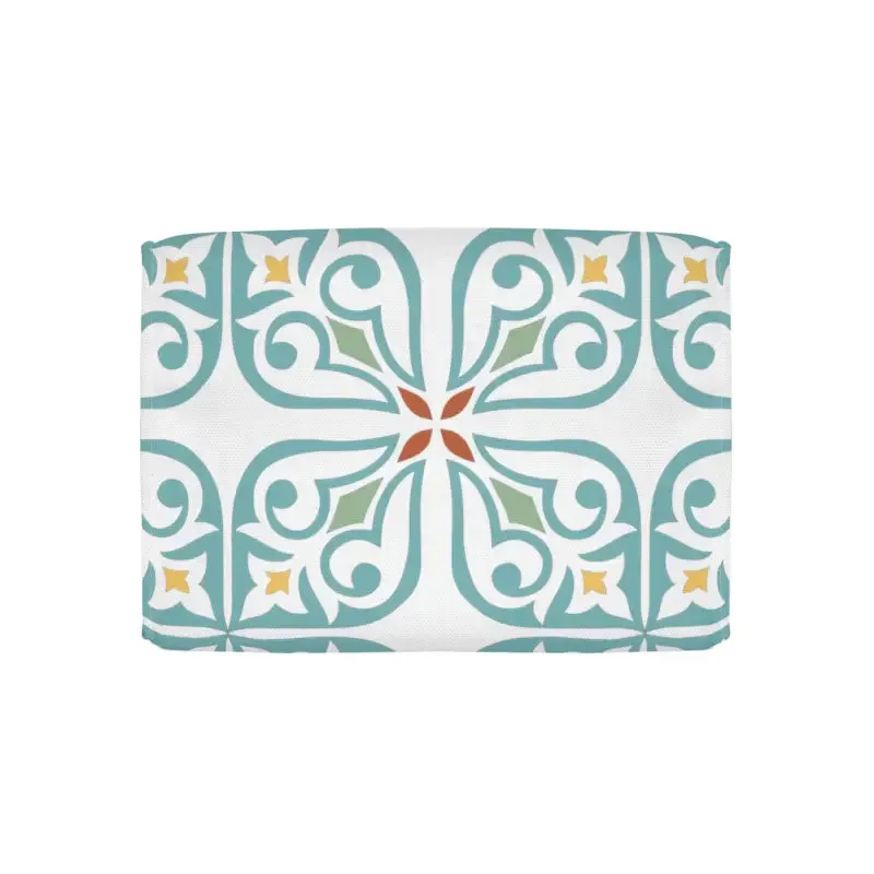 Chic Blocks Pattern Polyester Lunch Bag