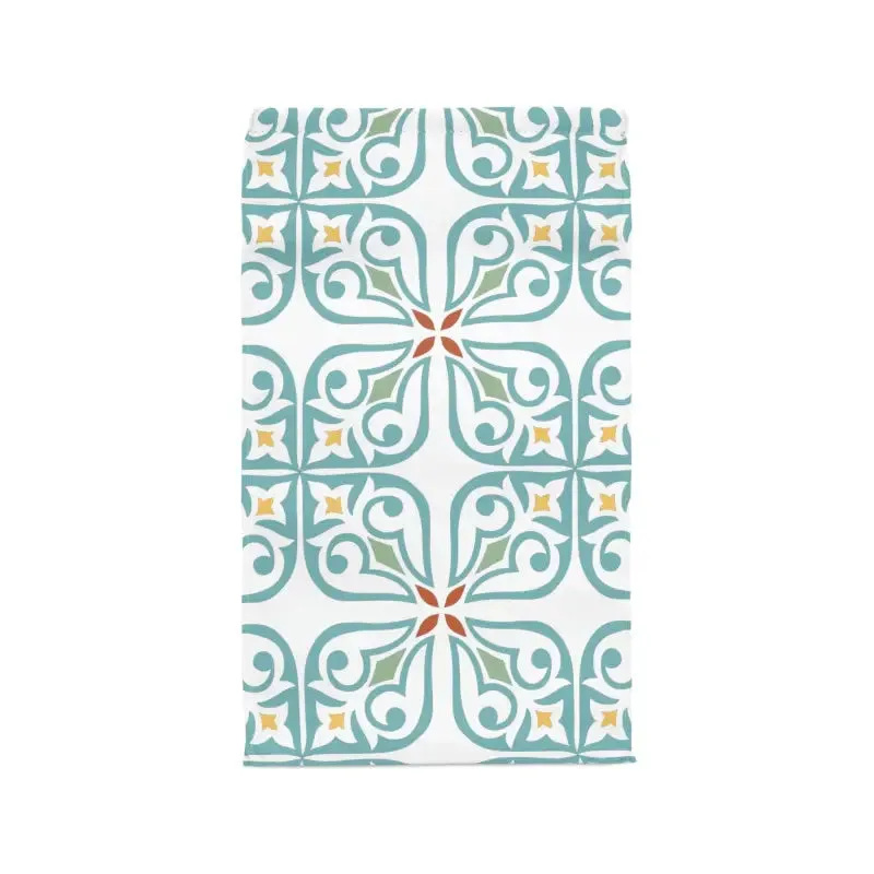 Chic Blocks Pattern Polyester Lunch Bag