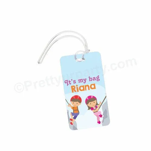 Climbing Luggage Tag