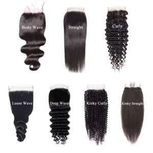 Closure: 4×4 2x6 5x5 6x6 7x7 All Textures 100% Virgin Hair