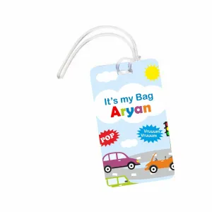 Colorful Cars Luggage Tag
