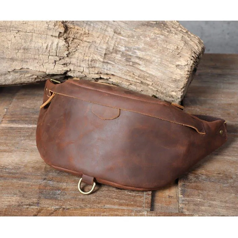 Cowhide Leather Vintage Cross Body Bag