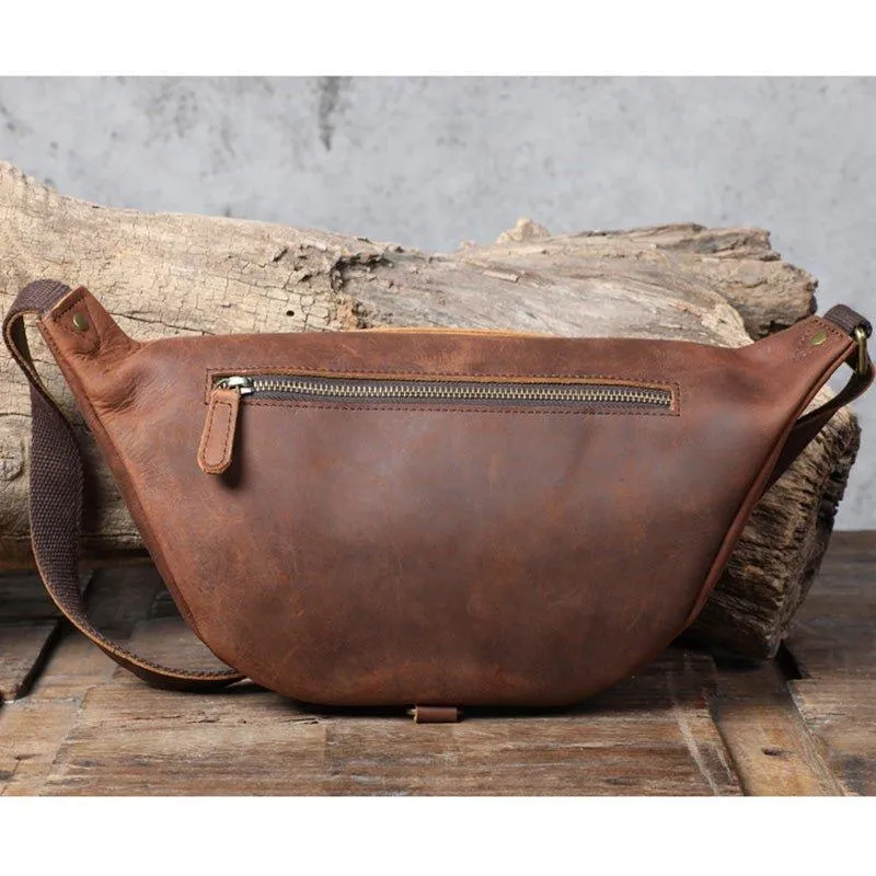 Cowhide Leather Vintage Cross Body Bag