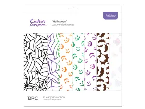 Crafters Companion - Luxury Foiled Acetate Pack - Halloween