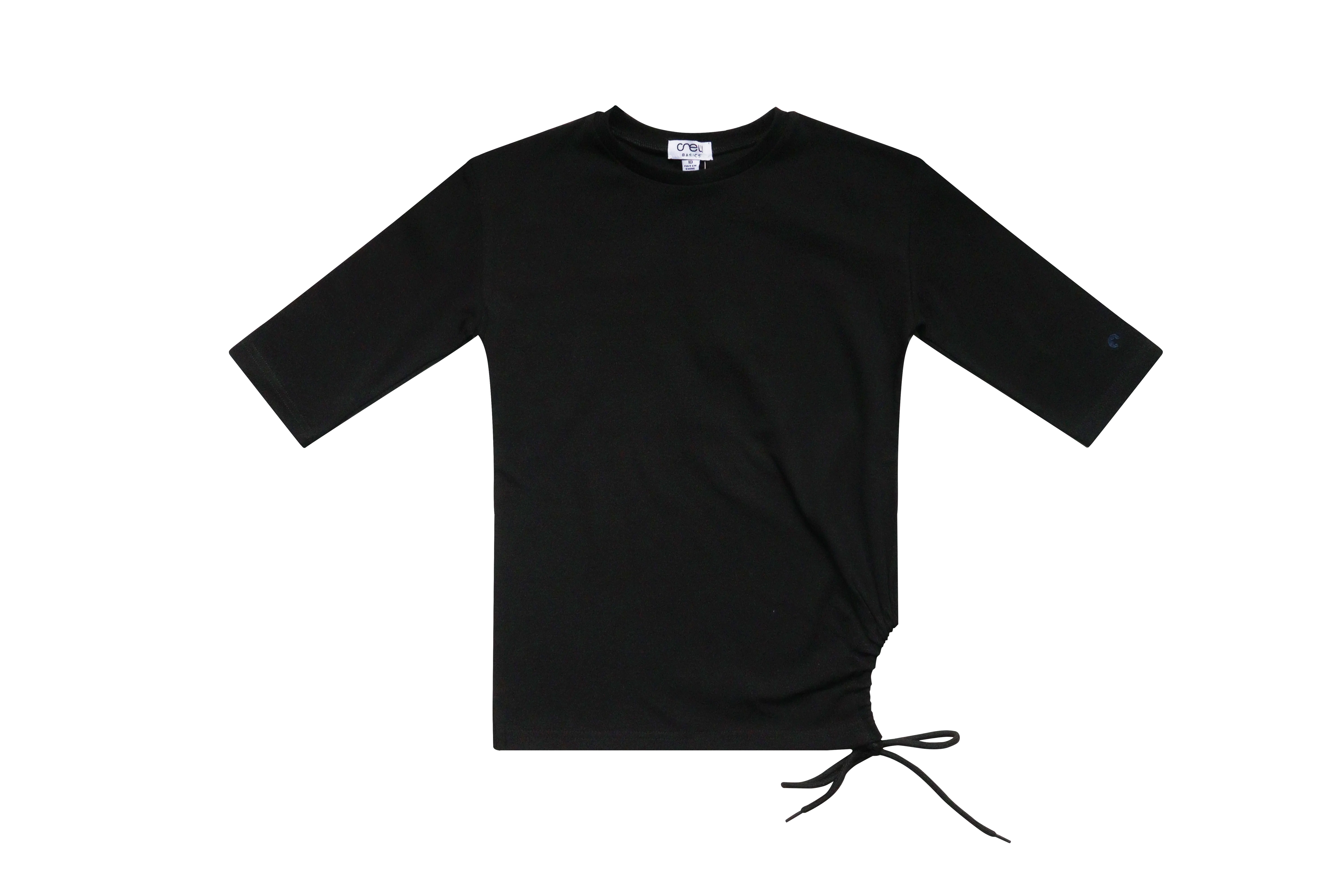 Crew Kids Black Drawstring Tee