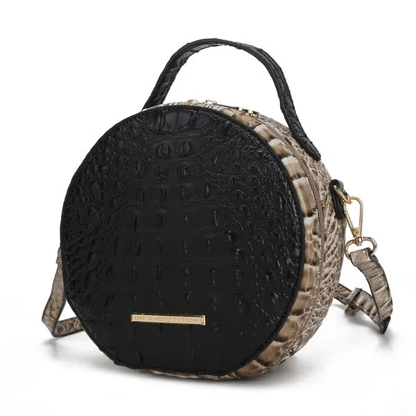 Croc-Embossed Crossbody Bag by Mia K.
