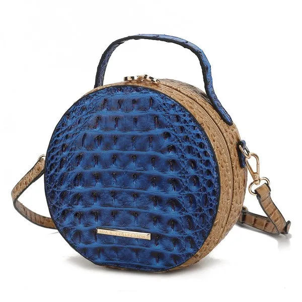Croc-Embossed Crossbody Bag by Mia K.