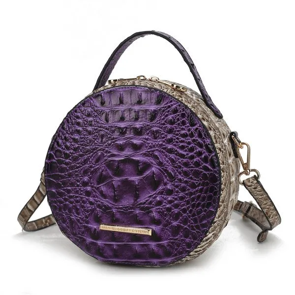 Croc-Embossed Crossbody Bag by Mia K.