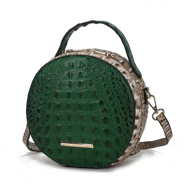 Croc-Embossed Crossbody Bag by Mia K.