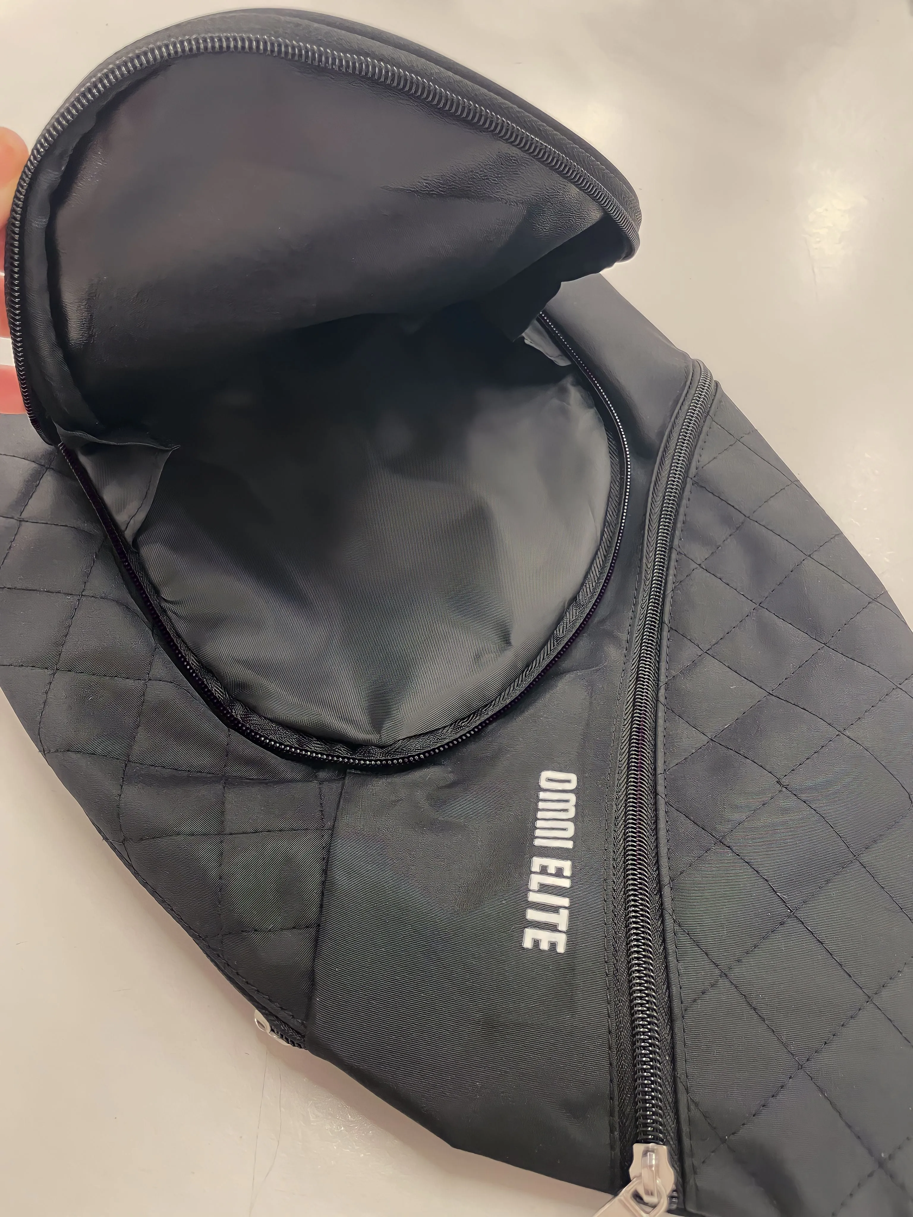 CROSS BODY BACKPACK in BLACK