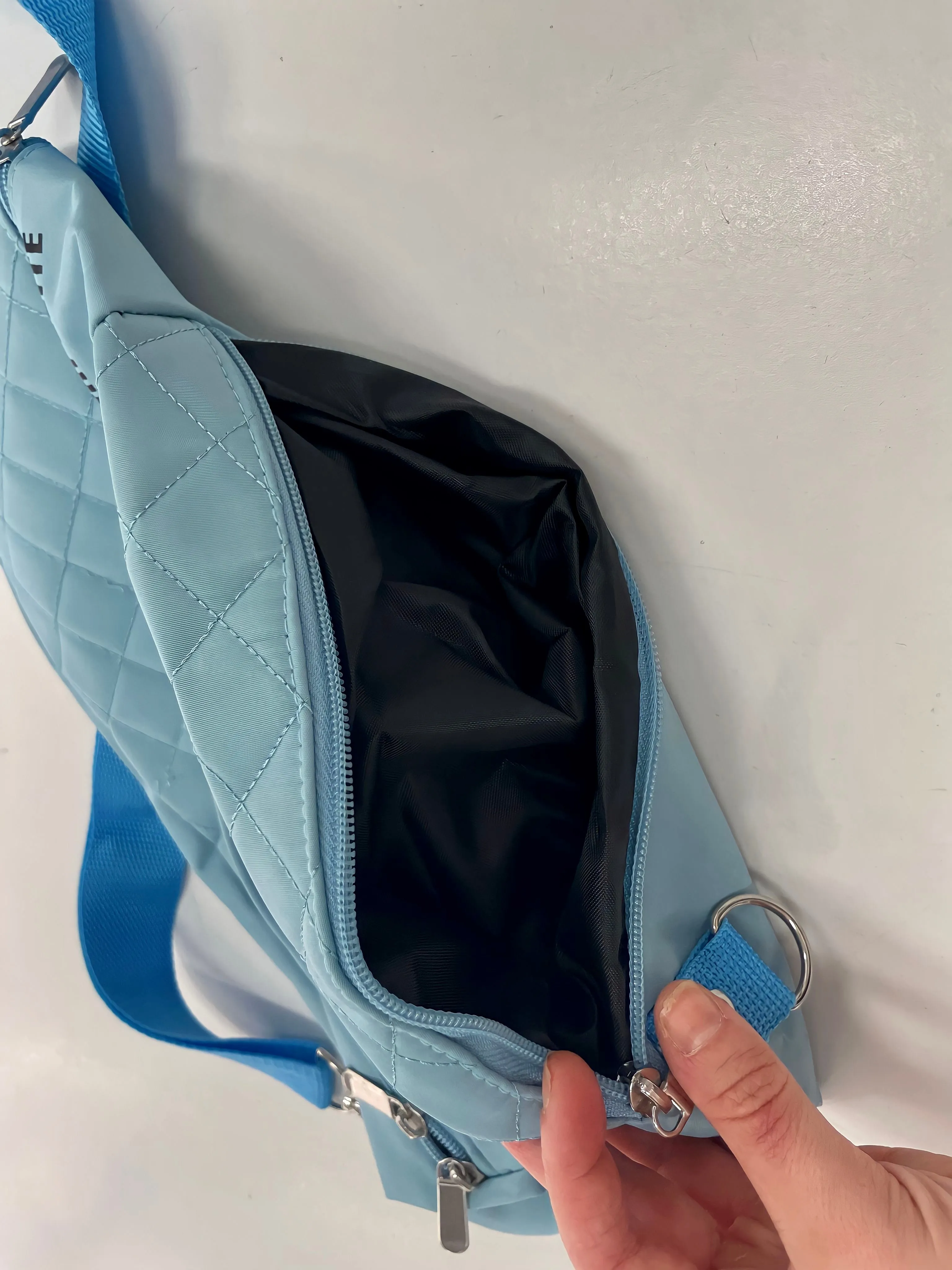 CROSS BODY BACKPACK in SKY BLUE