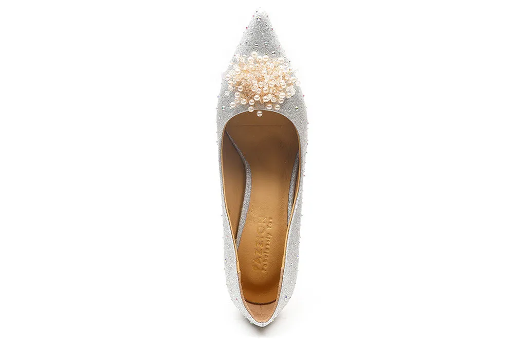 Crystal Embellished  Detailing Heels
