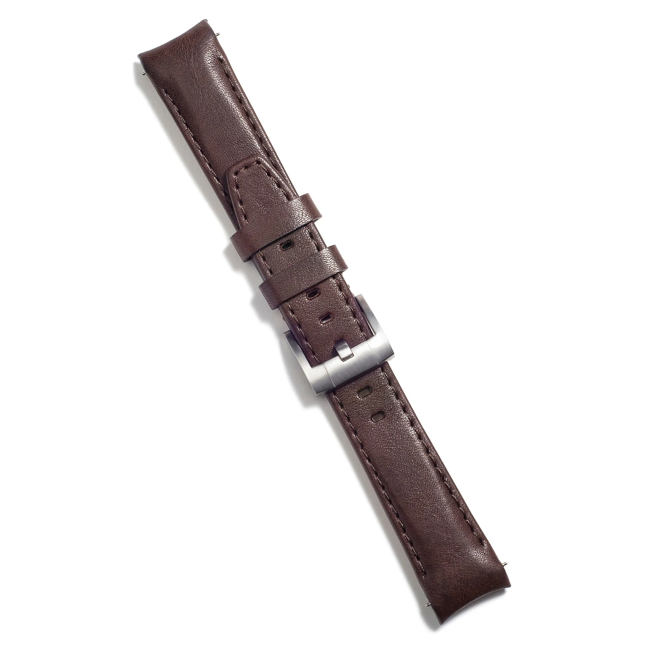 Curved End Leather Strap for Rolex Submariner with Tang Buckle
